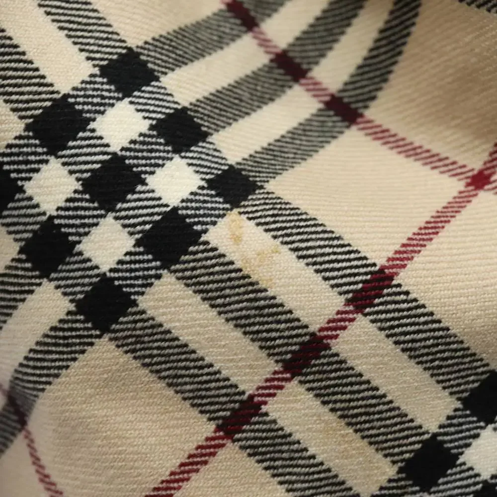 BURBERRY Nova Check Blue Label Hand Bag Canvas Beige Red Auth yk13174 - Picture 6 of 16